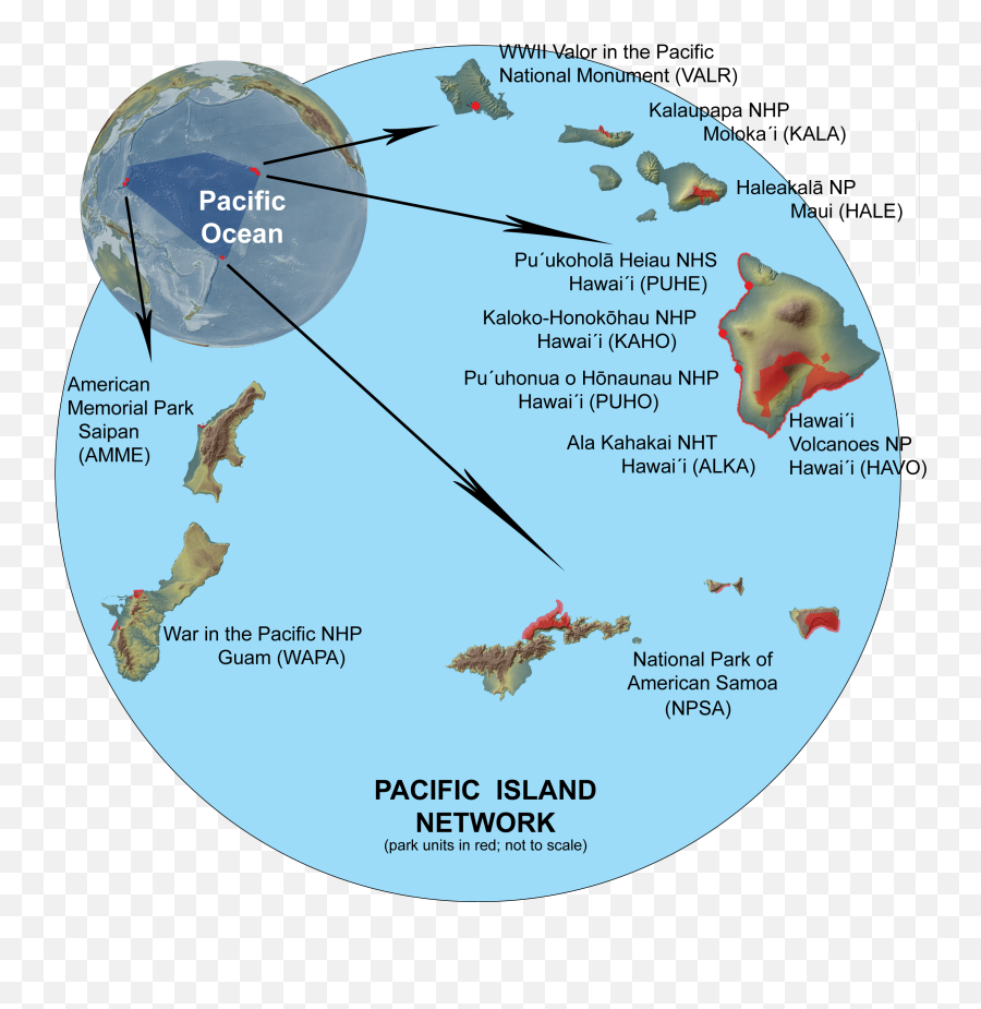 Map Of Us And Hawaiian Islands Stylish - Map Of Hawaii And Samoa Png,Hawaiian Islands Png