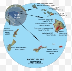 Map Of Us And Hawaiian Islands Stylish - Map Of Hawaii And Samoa Png,Hawaiian Islands Png