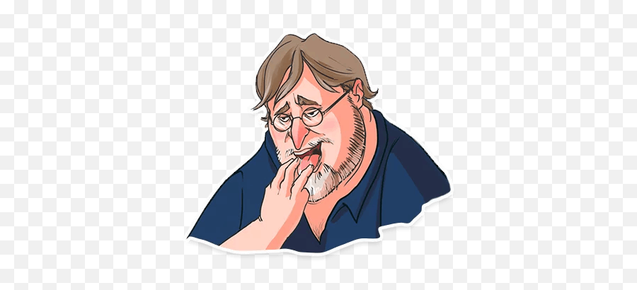 Gabe Stickers Set For Telegram Png Newell