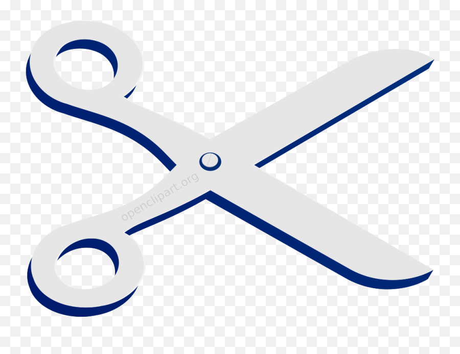 A Remix Of Openclipart Scissors Logo In - Scissors Vector Png,Scissors Logo
