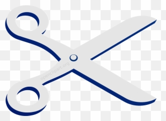 A Remix Of Openclipart Scissors Logo In - Vector png