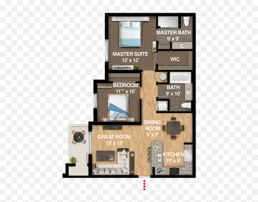 Crew Two Bedroom Apartment Icon One Daytona - Vertical Png,Incentive Icon