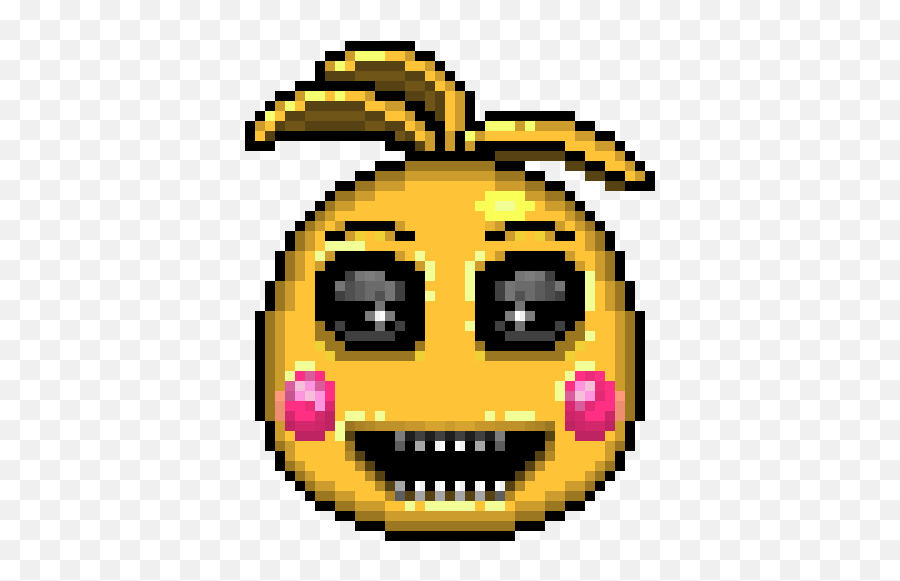 Toy Chica - Toy Chica Head Pixel Art Png,Chica Icon