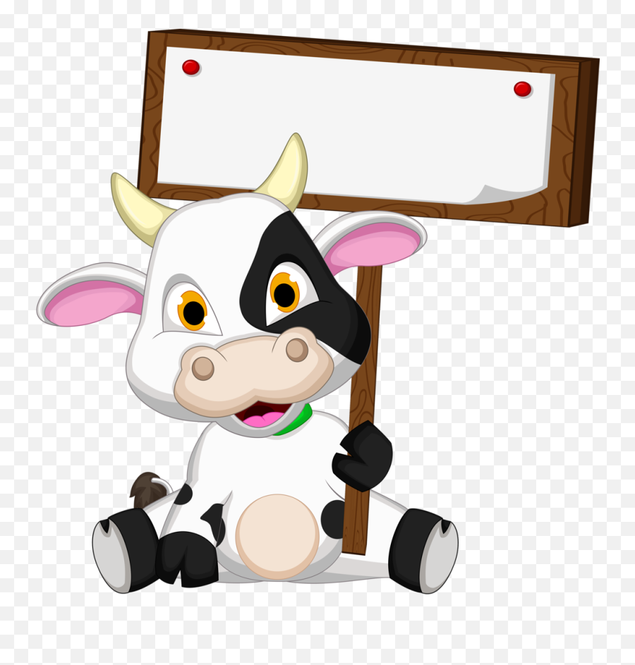 Cows Clipart Space Transparent Free For Download - Name Tags Templates Animal Png,Vaca Png