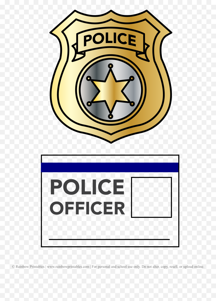 Pretend Play Fake Police Badge - Costelaria Da Serra Png,Printer Friendly Icon