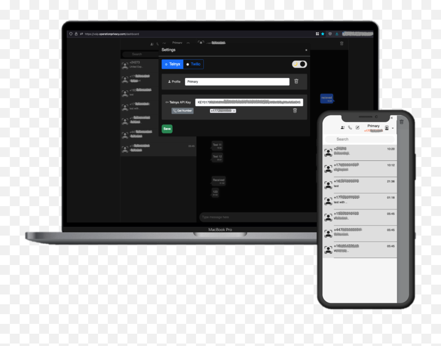Github - 0perationprivacyvoip Web Base Telnyxtwilio Sms Technology Applications Png,Voip Icon