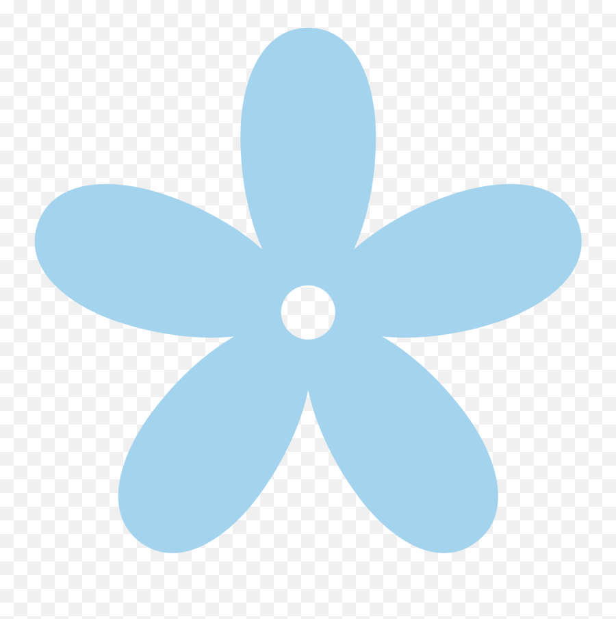 Flower Clipart No Background Free Download - Light Blue Flower Clipart Png,Flower Clipart Transparent Background