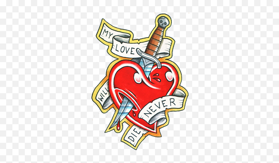 Free Heart Tattoo Png Download Clip Art - Love Tattoo Clip Art,Heart Tattoo Png