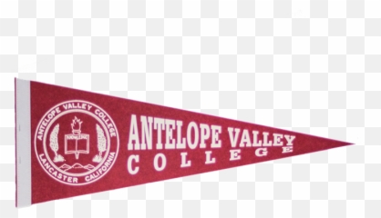 Avc Pennant Flag With Seal - Antelope Valley College Pennant Label Png,Pennant Png