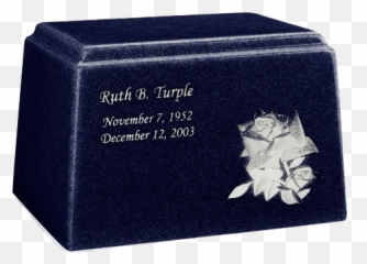 Ark Niche Sapphire Blue Marble Urn - Box png