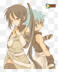 Black Star Soul Eater And Tsubaki Anime 1158354 - Blackstar X Tsubaki Fanart png
