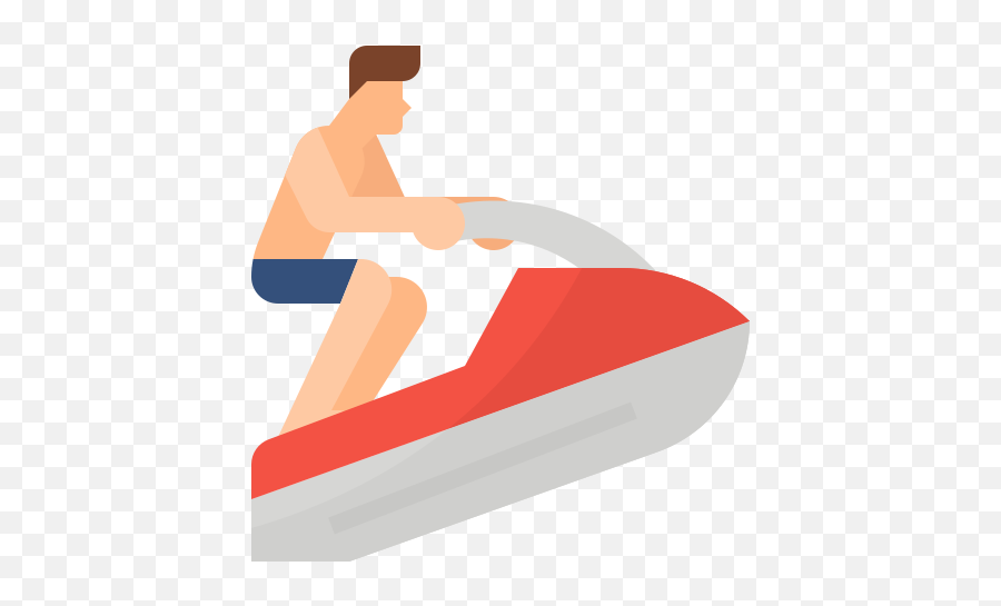 Download Jet Ski Icon Aphiradee Monkik Flat Style - Jet Ski Emoji Png,Ski Icon