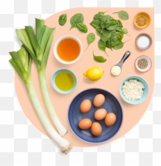 Sautéed Leeks And Eggs Healthy Recipe Firefly - Bowl png