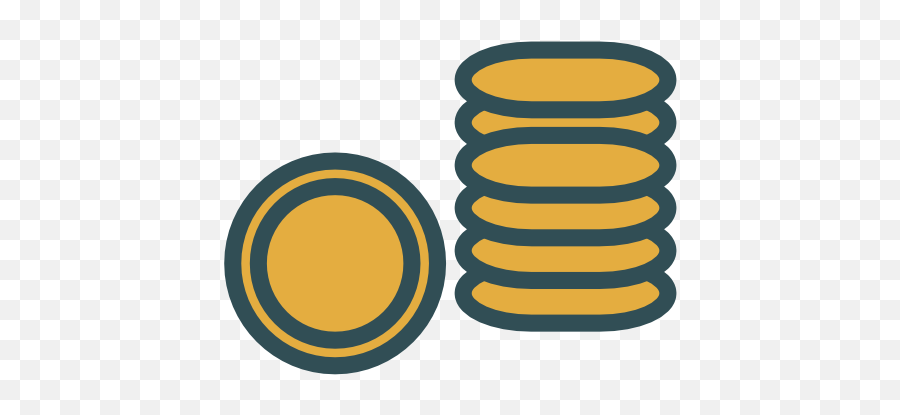 Coin Stack Money Free Icon - Iconiconscom Dot Png,Gold Coins Icon