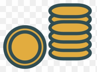 Coin Stack Money Free Icon - IconIconscom Dot png
