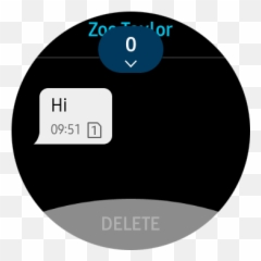 Read Picture Messages - Samsung Galaxy Watch TIZEN OS Dot png