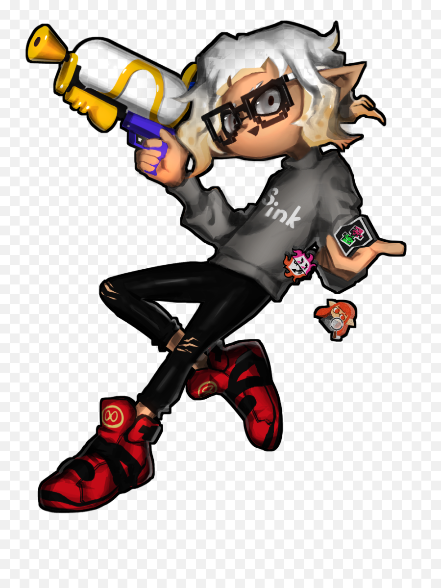 Sendouink - Fictional Character Png,Splatoon Squid Icon