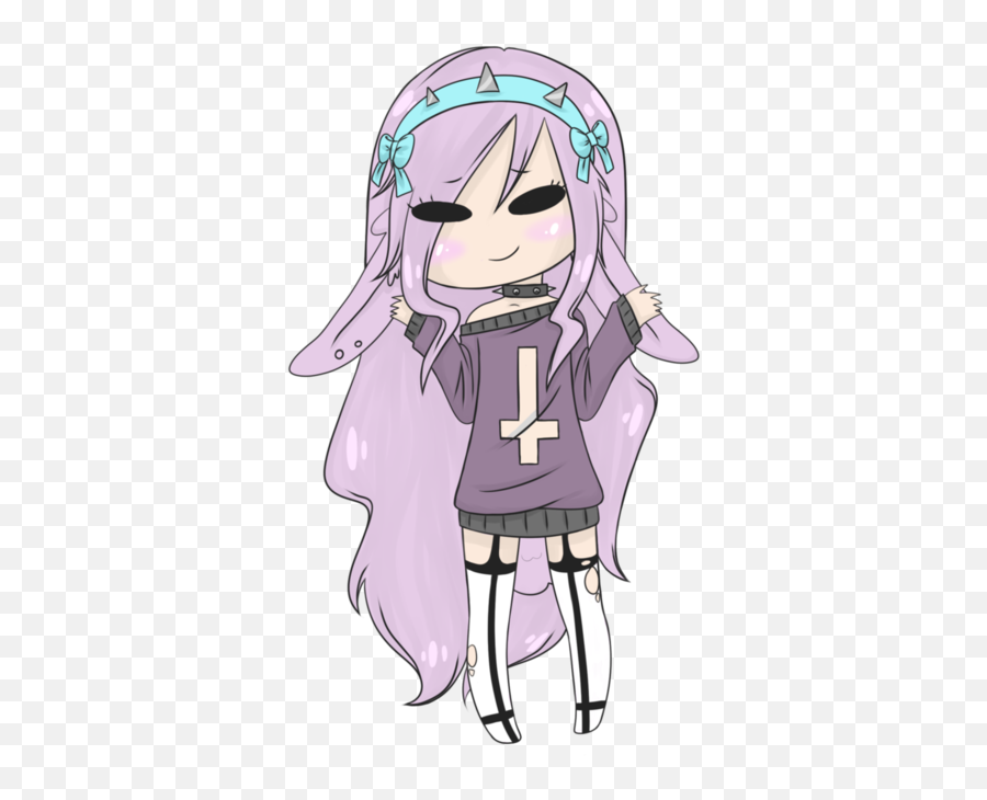 Kawaii Gothique And Pastel Goth Image - Drawing Png,Pastel Goth Png
