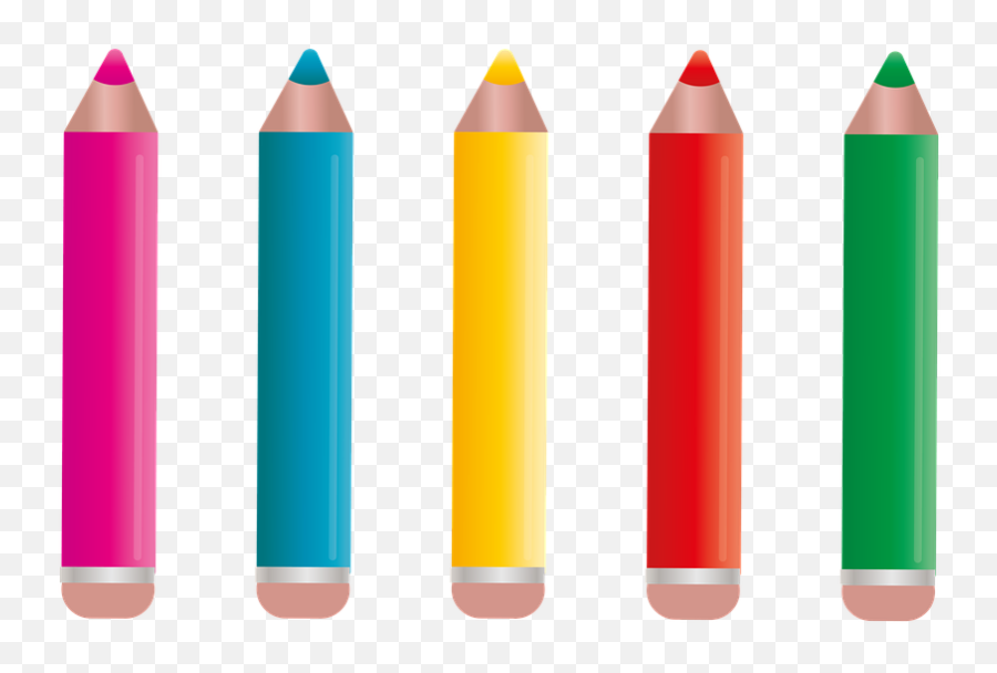 Pens Colored Pencils Paint - Free Image On Pixabay Cartoon Pencils Png,Colored Pencils Png