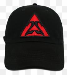 Download Red Triangle With Black Outline Dad Hat - Baseball Cap png
