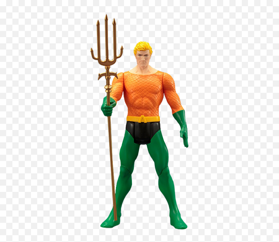 Aquaman - Classic Aquaman 110th Scale Artfx Statue Classic Aquaman Trident Png,Aquaman Png