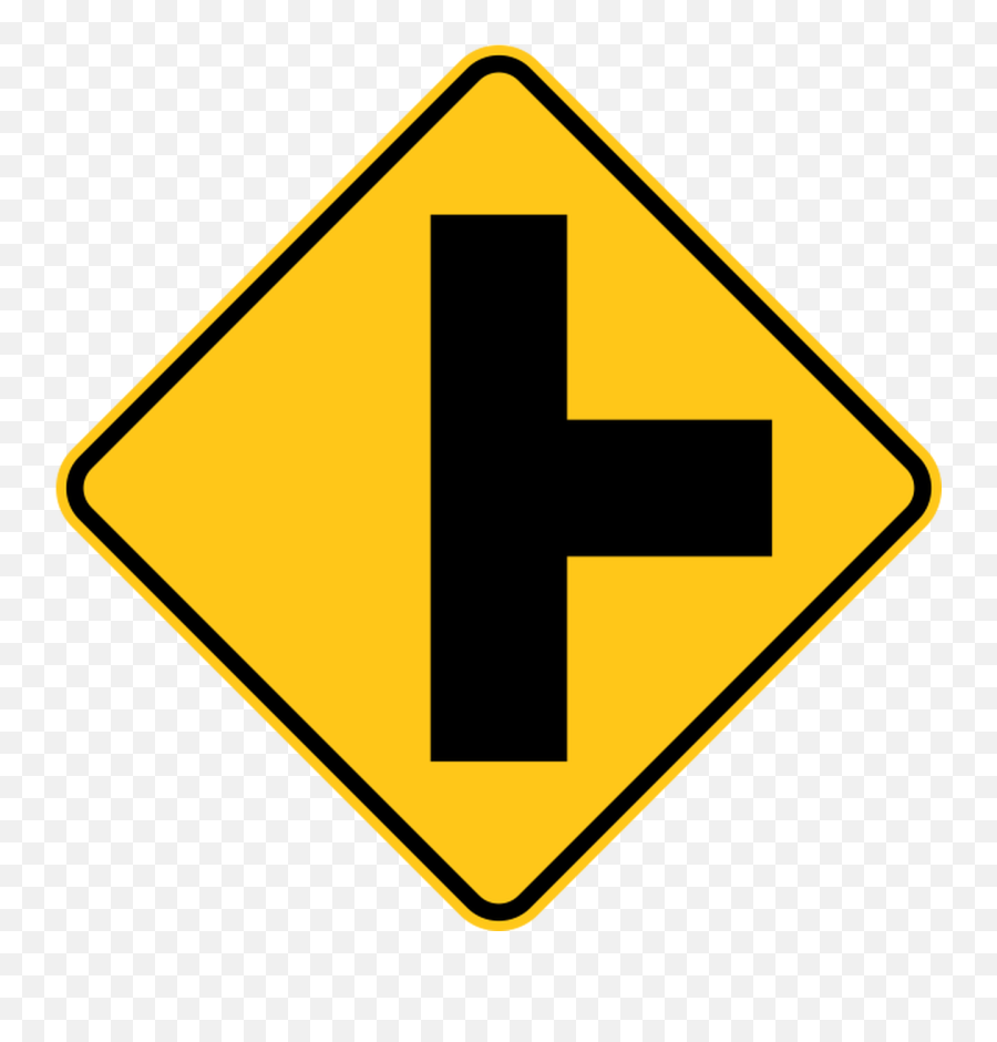 Side Road Right Warning Trail Sign Digital Crayon - Hidden Road Right Png,Winding Path Icon