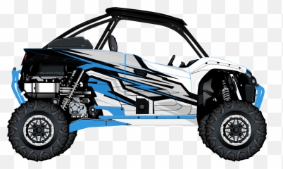 Kawasaki Wraps Krx Graphics Octaneinkllc - Synthetic Rubber png