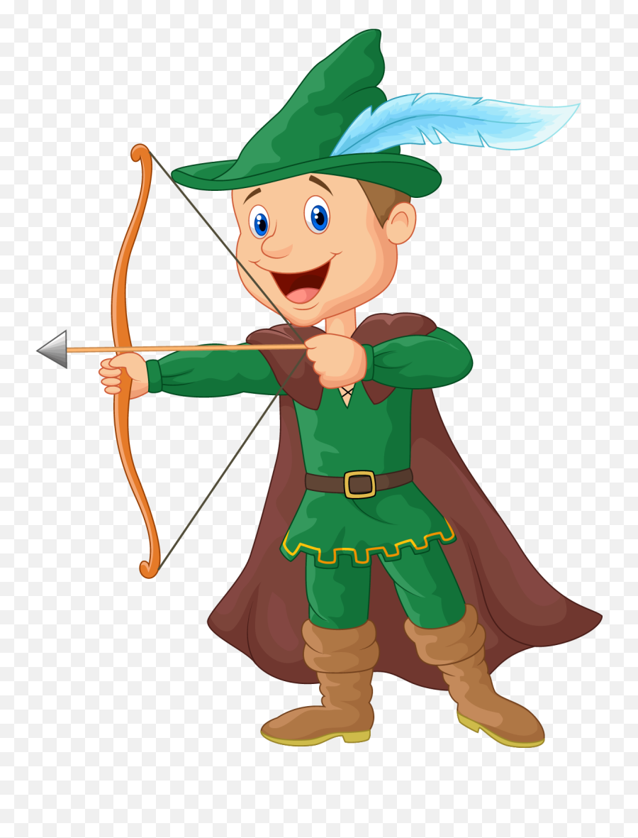 Robin Hood Cartoon - Robin Hood Cartoon Human Png,Robin Hood Png