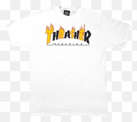 Download Hd Thrasher Flame Mag - Bcash Shirt Png,Thrasher Png