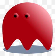 Red Ghost Pacman - Free image on Pixabay Fantasma Rojo De Fondo Transparente png