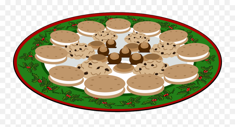 Download Free Png Plate Of Yummies - Plate Clip Art,Plate Of Cookies Png