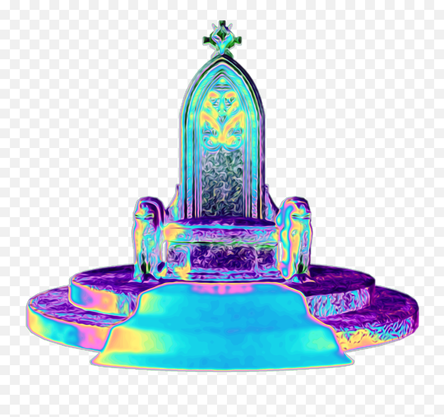 Throne Holographic Holo Colorful Rainbow Pa - Illustration Png,Throne Transparent