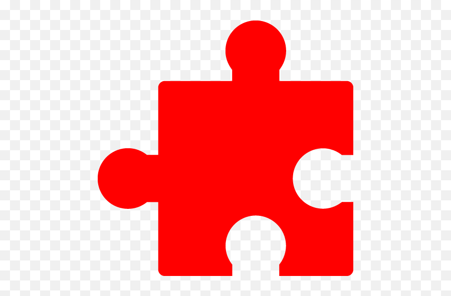 Red Puzzle 2 Icon - Free Red Puzzle Icons Puzzle Pieces Icon Red Png,Puzzle Png