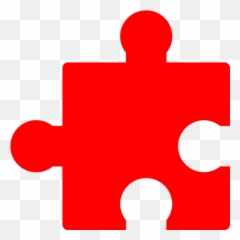 Red Puzzle 2 Icon - Free red icons Puzzle Pieces Icon png