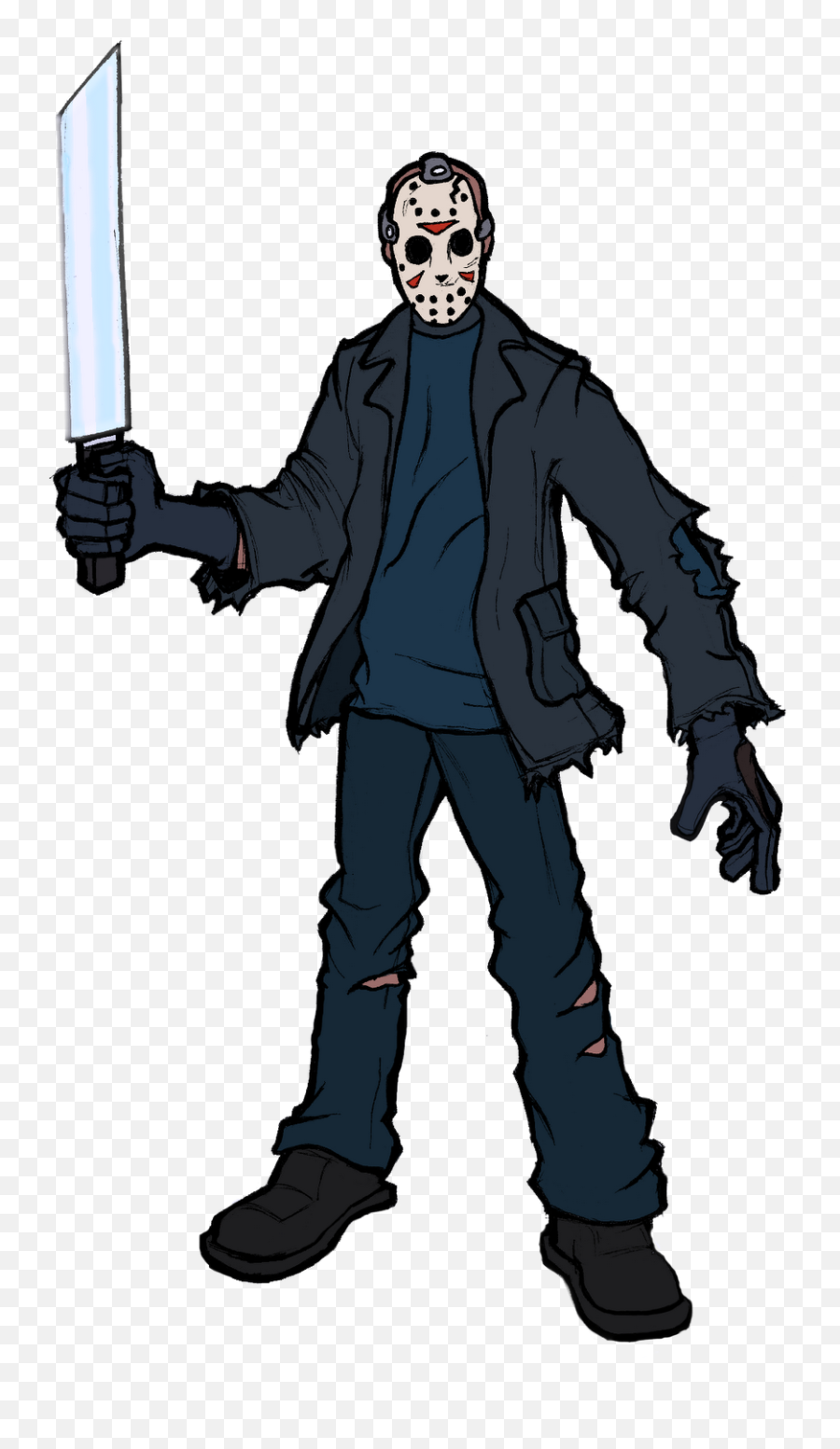 Jason Voorhees - Jason Voorhees Drawing Cartoon Png,Jason Vorhees Png