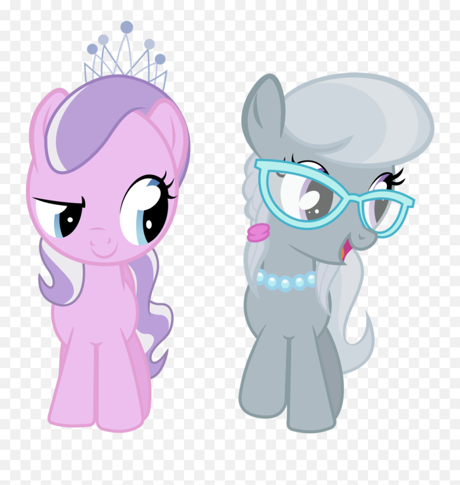 52752 - Artistlumorn Diamond Tiara Earth Pony Glasses My Little Pony Diamond Tiara And Silver Spoon Png,Spoon Transparent Background
