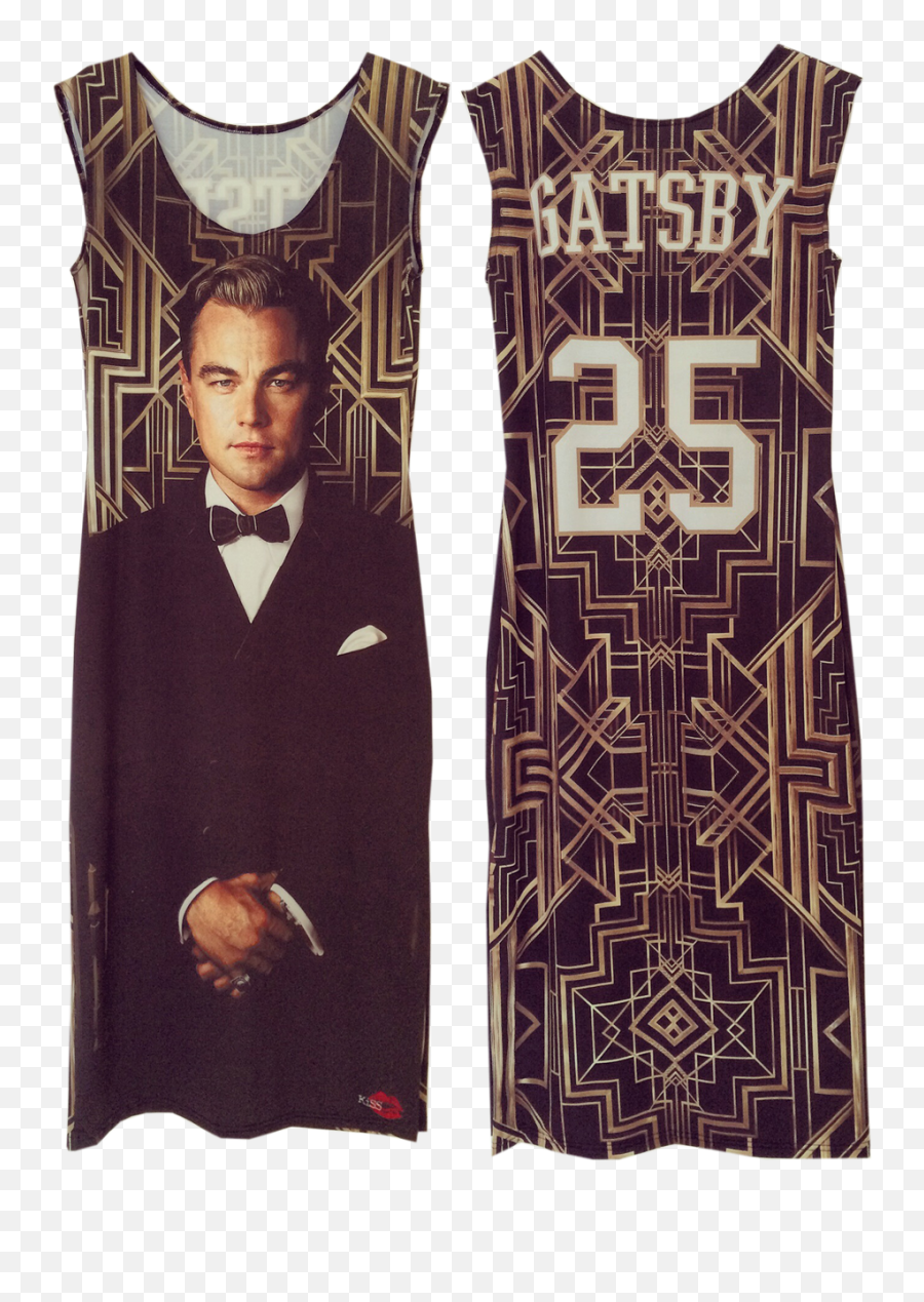 Great Gatsby U002725 Kiss Handmade Dress - Leonardo Dicaprio Movie Inspired Art Deco Unique Great Gatsby Leonardo Dicaprio Suit Png,Leonardo Dicaprio Png