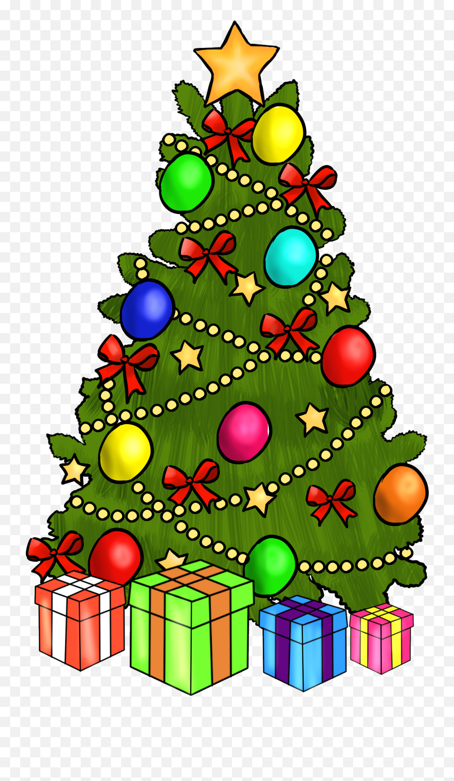 11 Best Christmas Clip Art Images - Clip Art Christmas Images Free Png,Cartoon Christmas Tree Png