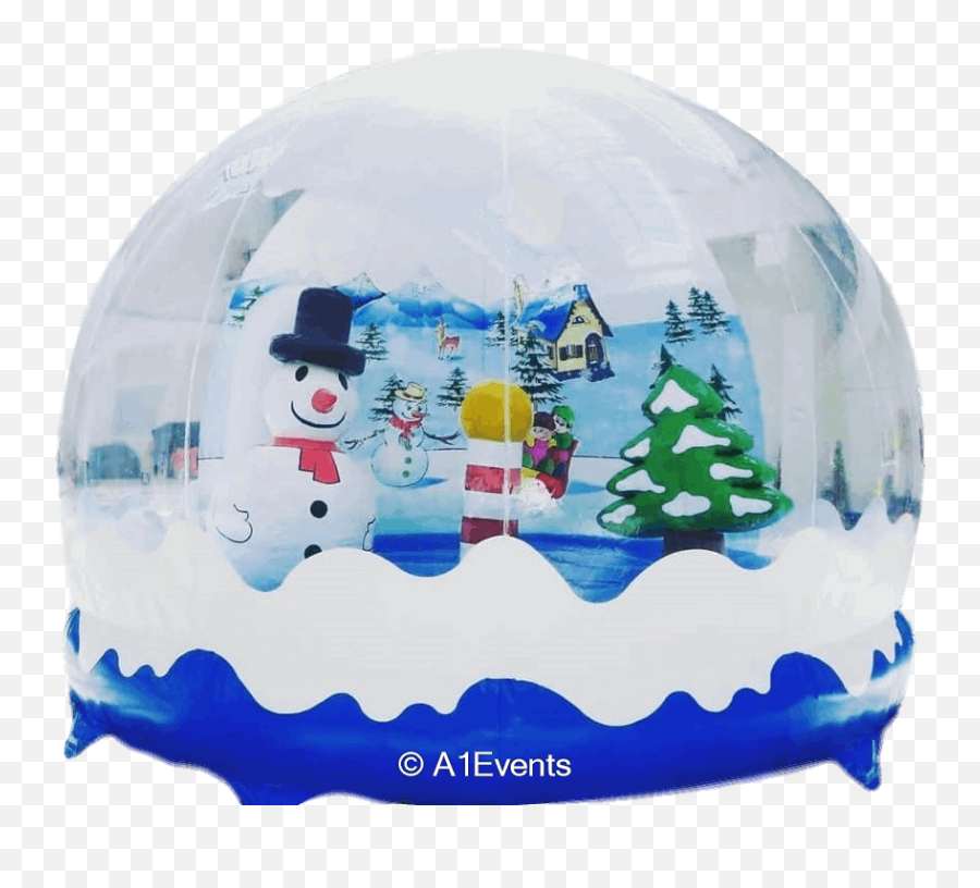 Christmas Snow Globe Bouncer - Inflatable Png,Snow Globe Png