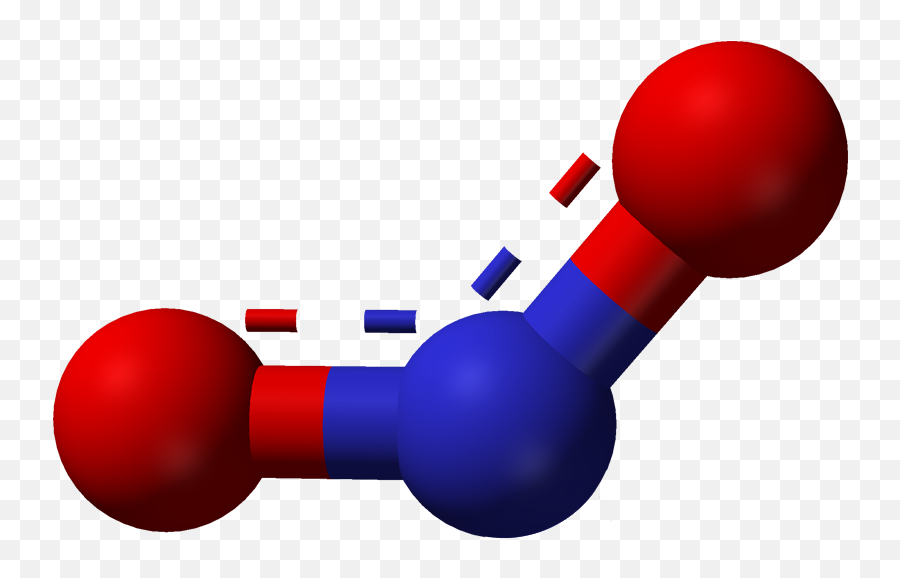 Filenitrogen - Dioxide3dballspng Wik 536823 Png Nitrous Oxide Png,Molecule Png