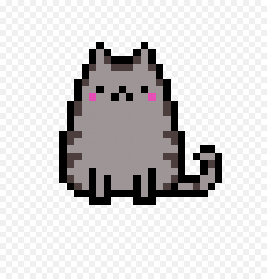 Download Pusheen Cat - Pusheen Pixel Art Png Image With No Pusheen Pixel Art,Pusheen Transparent Background
