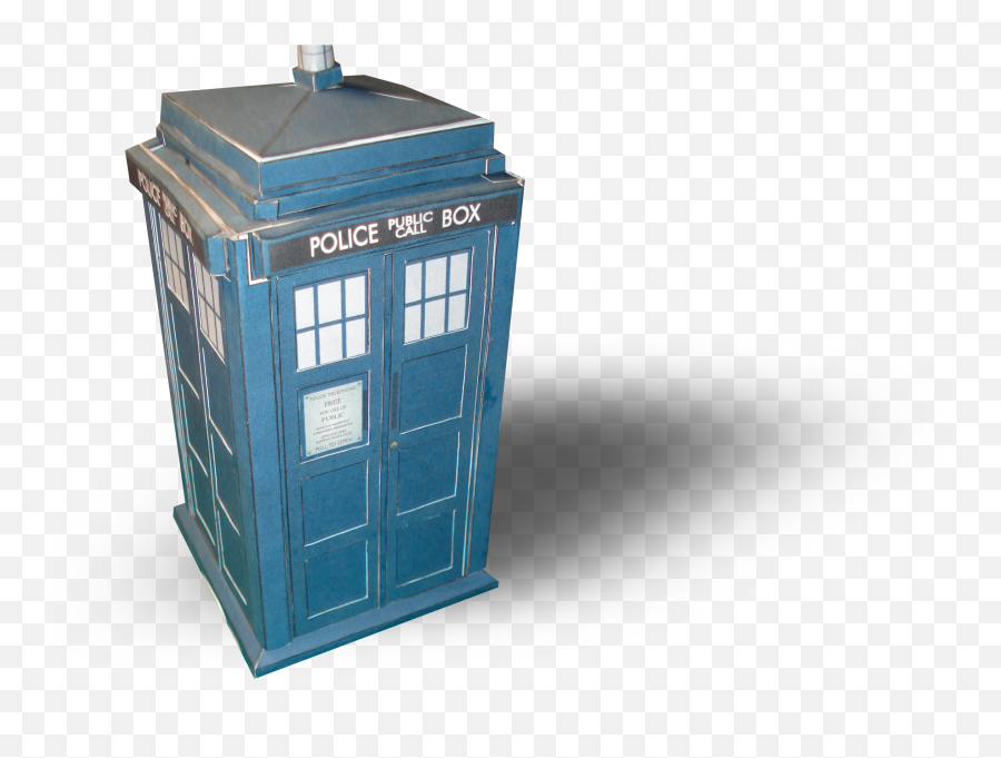 Download Doctor Who Tardis Papercraft - Eighth Doctor Png,Tardis Png