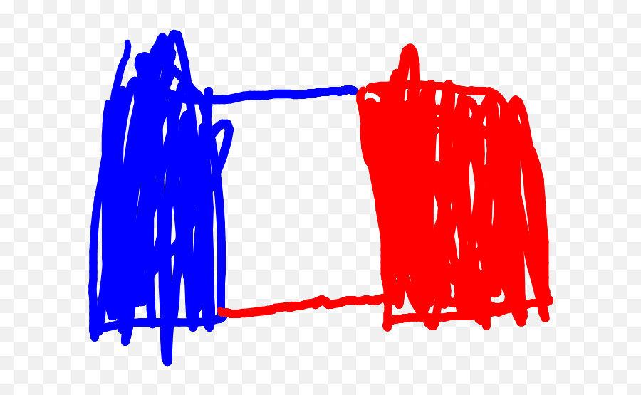 Literraly Just The French Flag Layer - Illustration Png,French Flag Transparent Background
