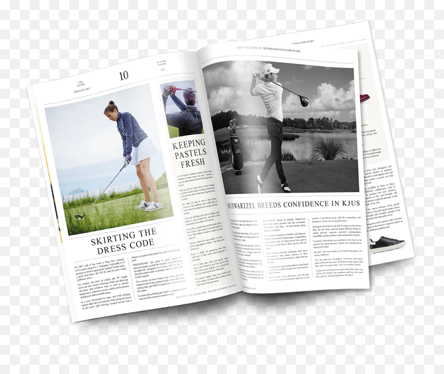 Golf Print Publications Newspaper Design - Pitch And Putt Png,Golfer Transparent