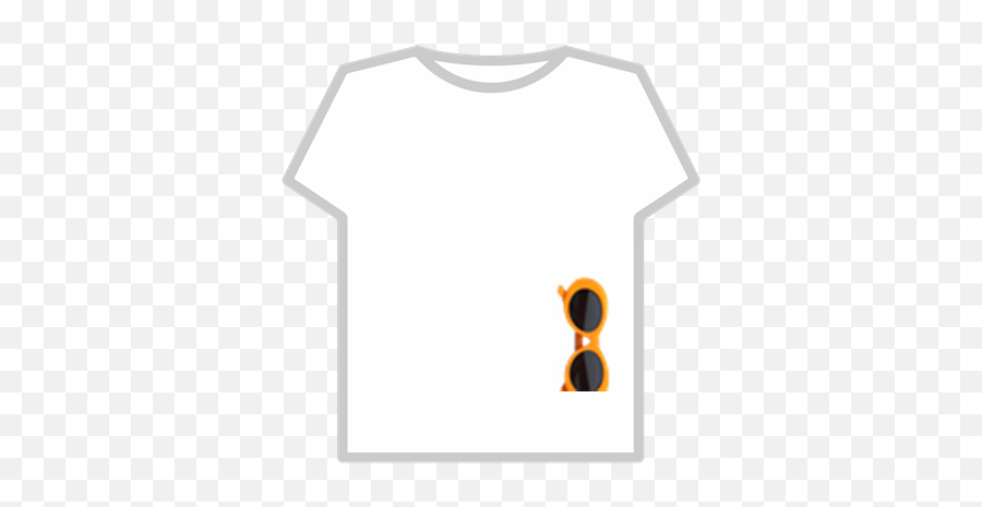 Orange Clout Goggles Tucked - Roblox Gun T Shirt Png,Clout Goggles Transparent