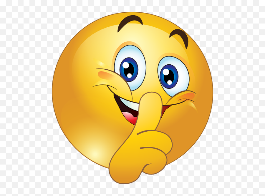 Shhh Smiley Emoticon Clipart - Shhh Clipart Png,Shhh Png