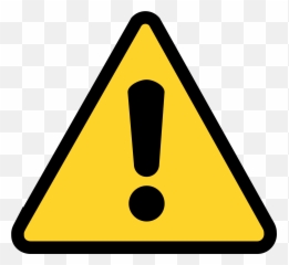 Attention Sign Png Transparent - Clipart Caution