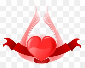 Heart With Wings - Background Day Png,Hearts Background Png