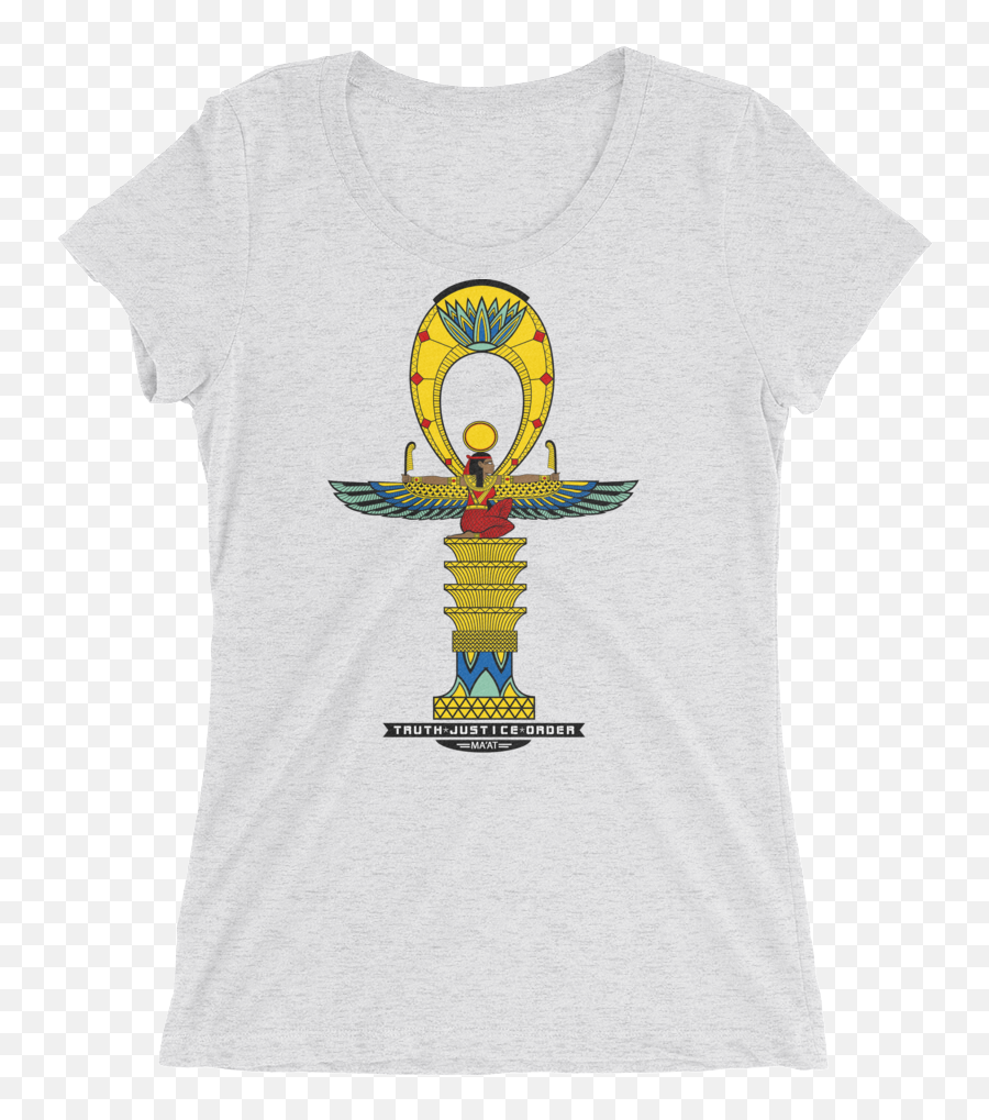 Womens Maat Ankh Tee - Honeybee Png,Ankh Transparent