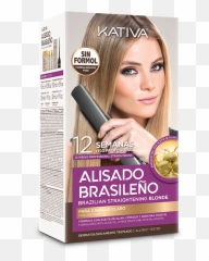 Brazilian Straightening Blonde - Alisado Brasileño Kativa png